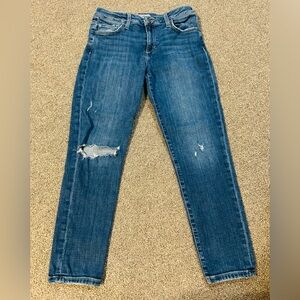 Joe's Jeans Blue Distressed Skinny Jeans